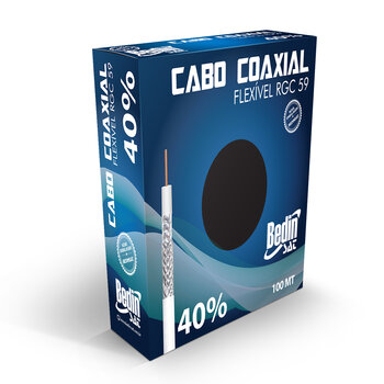 CABO COAXIAL 40% 100m BEDINSAT